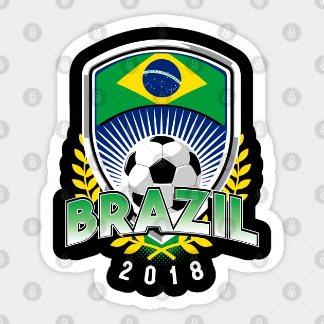 Brazil Soccer 2018 Sticker by Styleuniversal